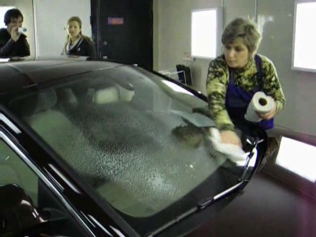 Технология нанесения антидождя Ombrello на стекло