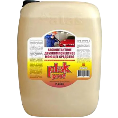 Atas Бесконтактный шампунь двухкомпонентный Plak prof, 25 кг - 1