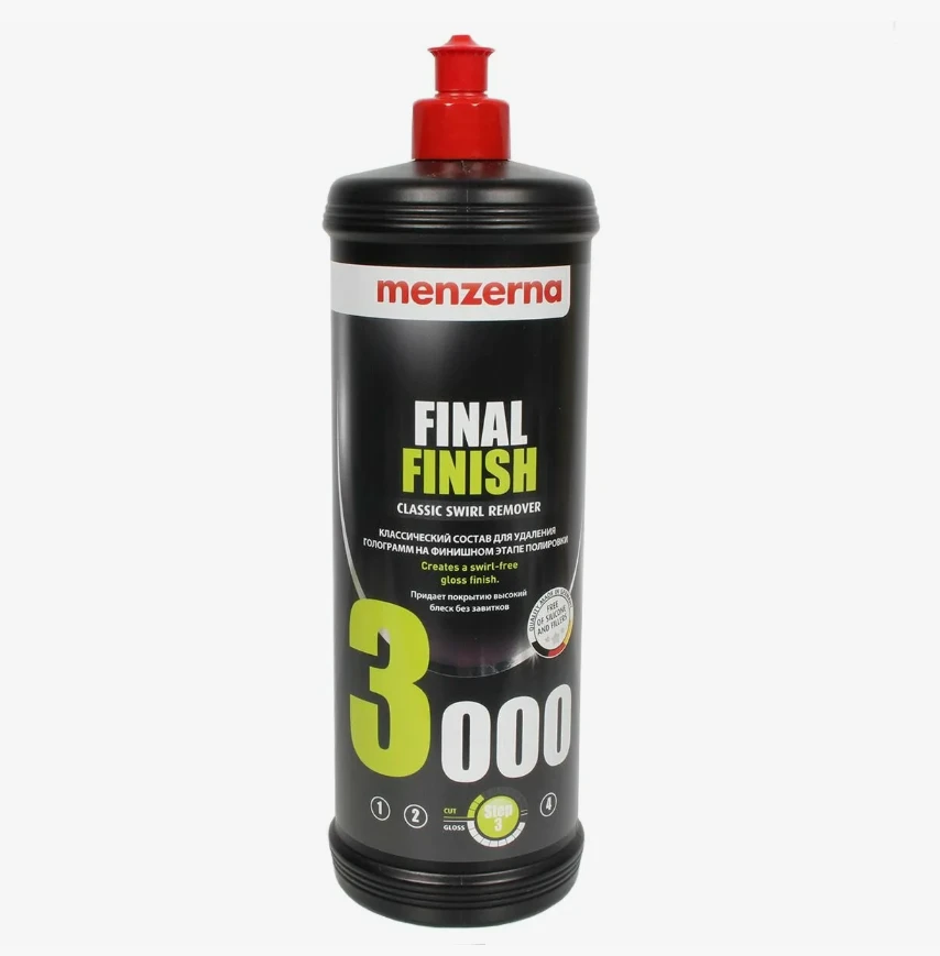 Menzerna Паста полировочная антиголограммная FF3000, 1000 мл - 2