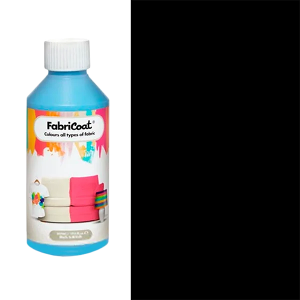LeTech Краска для ткани FabriCoat Black HC, 250 мл - 1
