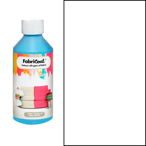 LeTech Краска для ткани FabriCoat White, 1 л - 1