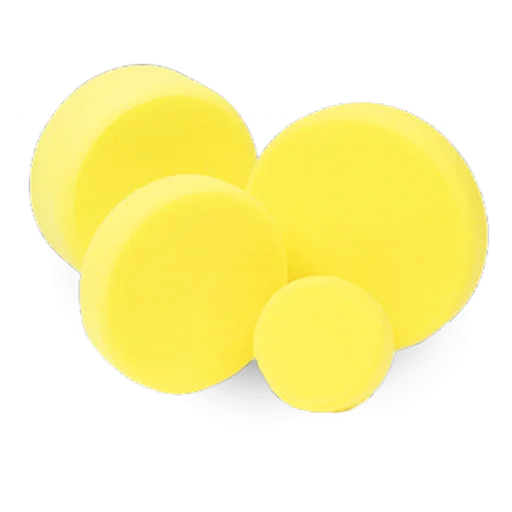 Полировальный круг полу-твердый SCHLEIFSCHWAMM GELB, MITTELHARD, 160х50мм, 999041 - 1