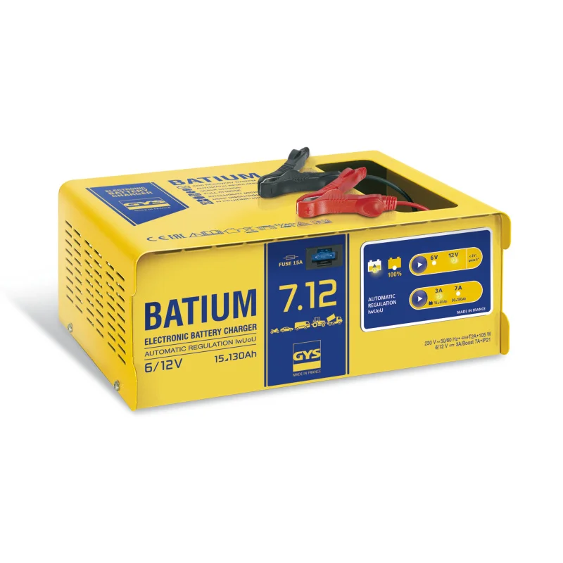 GYS Автоматическое зарядное устройство для автомобилей BATIUM 7-12, GYS-024496 - 1