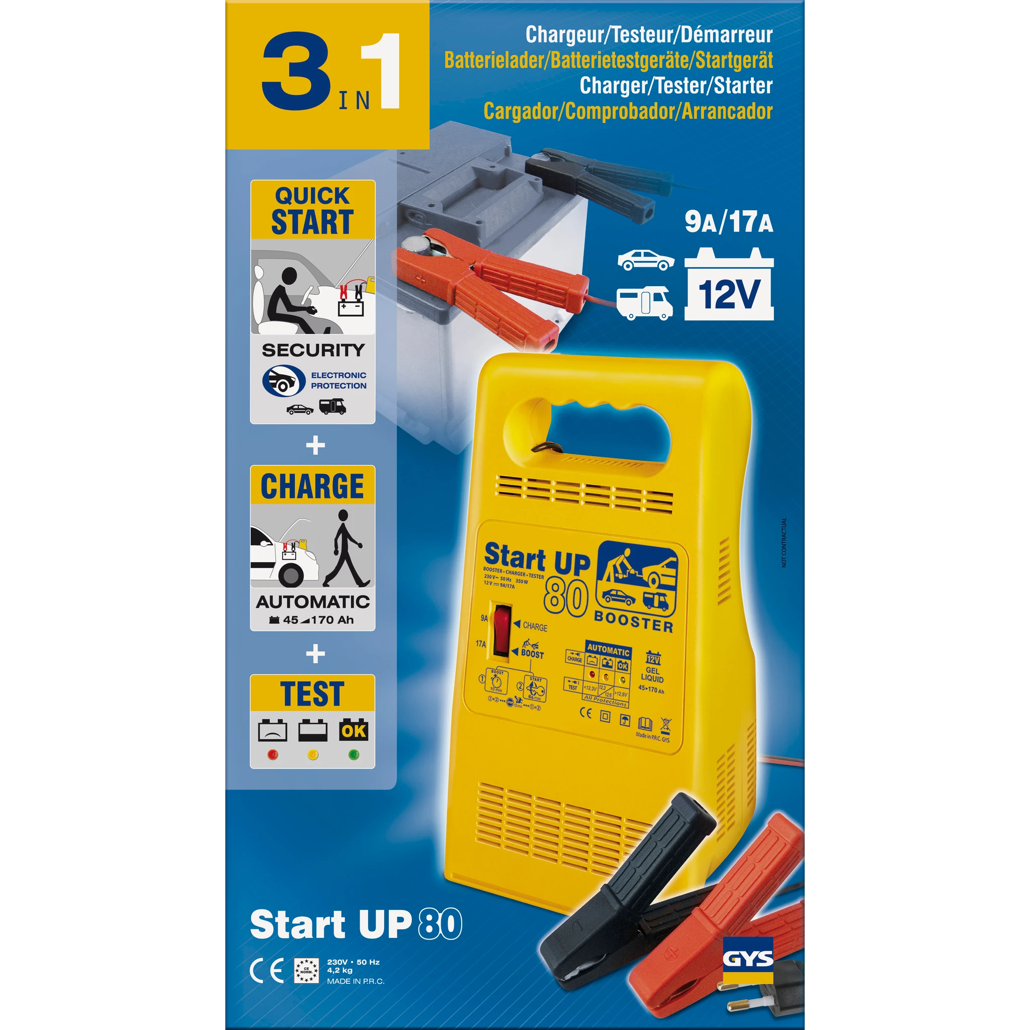 GYS-024922 Пуско-зарядное устройство для автомобиля - 5