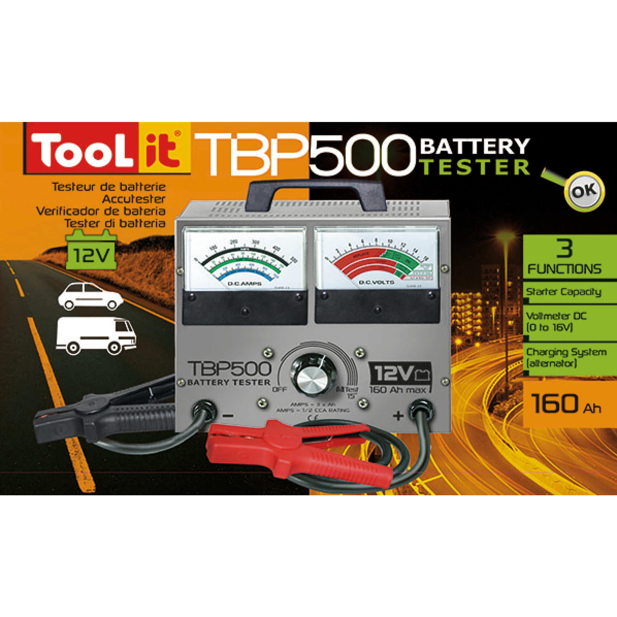 TBP 500 тестер для аккумуляторов - 3