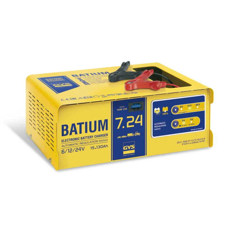 GYS Зарядное устройство для автомобильного аккумулятора BATIUM 7-24, GYS-024502 - 1