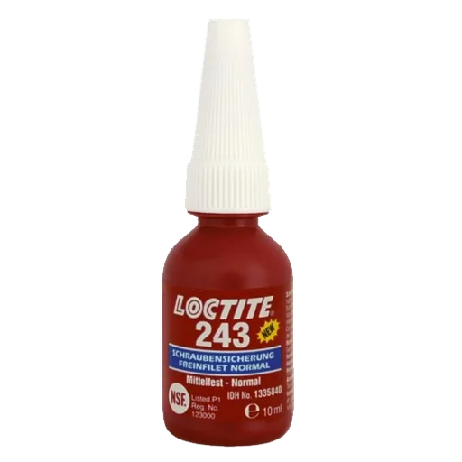 Loctite Резьбовой фиксатор анаэробный, средняя прочность Loctite 243, 10 мл - 1