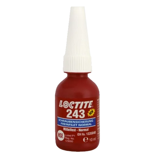 Loctite Резьбовой фиксатор анаэробный, средняя прочность Loctite 243, 10 мл - 1