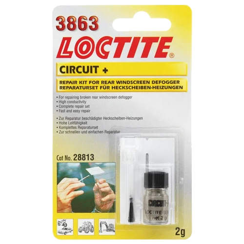 Loctite Набор для приклеивания зеркала заднего вида 5 г + 10 нейл. пл., Ruckspiegelklebe - 1