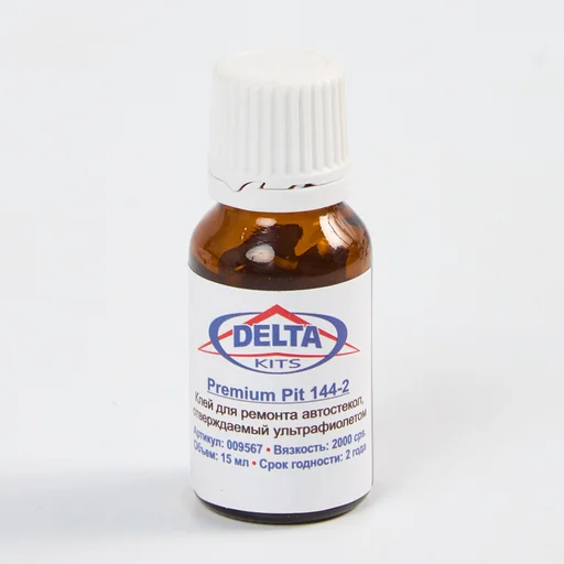 Полимер для ремонта стекол Delta Kits Premium Pit 144-2 15 мл - 1