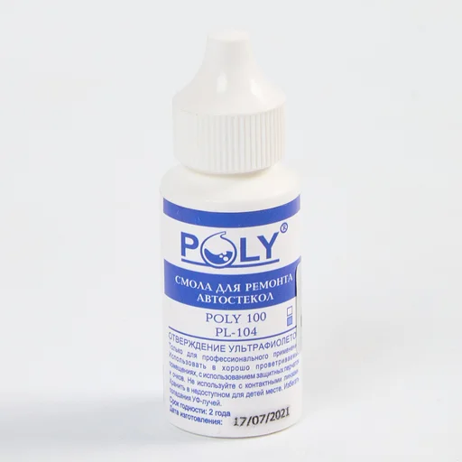 Полимер для ремонта стекол Poly 100 PL-104 28 мл - 1