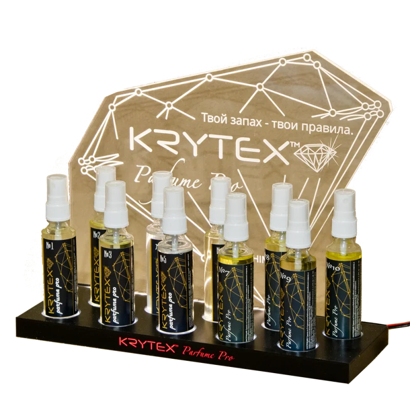 Krytex Парфюмерная стойка - стенд с образцами всех ароматов + парфюм в количестве 30 шт, 1 шт - 1