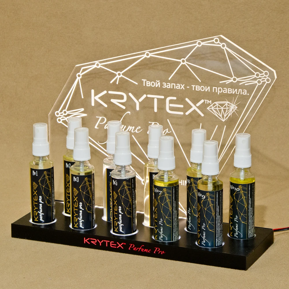 Krytex Парфюмерная стойка - стенд с образцами всех ароматов + парфюм в количестве 30 шт, 1 шт - 2