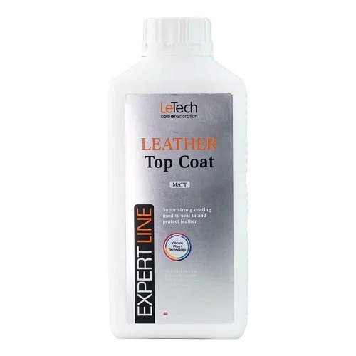 LeTech Защитный лак для кожи Leather Top Coat Matt, 1 л - 1