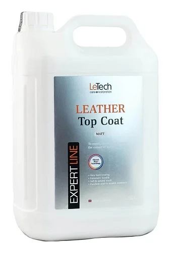 LeTech Защитный лак для кожи Leather Top Coat Matt, 5 л - 1