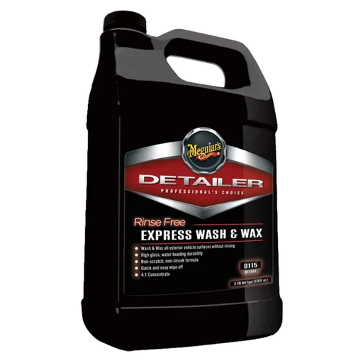Автошампунь Meguiars Rinse Free Express Wash Wax D11501 с воском для экспресс-мойки 3,78 л - 1
