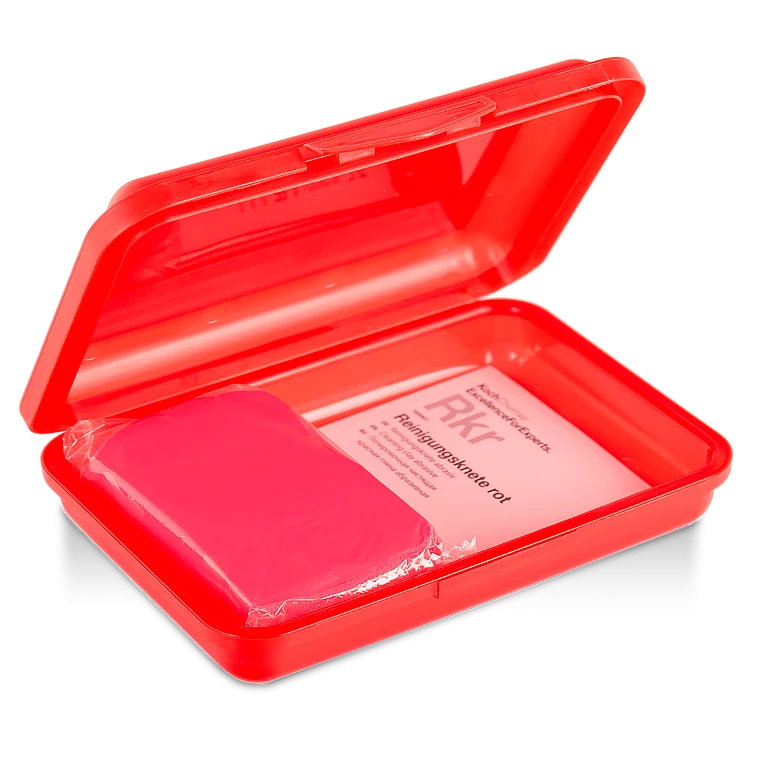 Глина для очистки кузова Koch Chemie REINIGUNGSKNETE rot 183002 красная абразивная 200 гр - 2