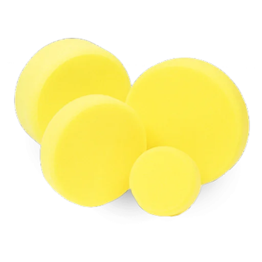 Полировальный круг полу-твердый SCHLEIFSCHWAMM GELB, MITTELHARD,210х30мм, 999315 - 1