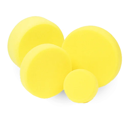 Полировальный круг полу-твердый SCHLEIFSCHWAMM GELB, MITTELHARD, 130х30мм, 999267 - 1