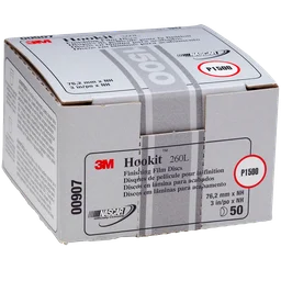 Абразивный круг на липучке 3M, 75 мм, 1500, 00907