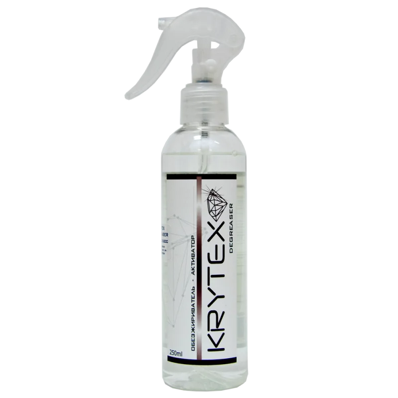 Krytex Degreaser - профессиональный спиртовой обезжириватель-активатор для всех типов поверхностей автомобиля, 250 мл - 1