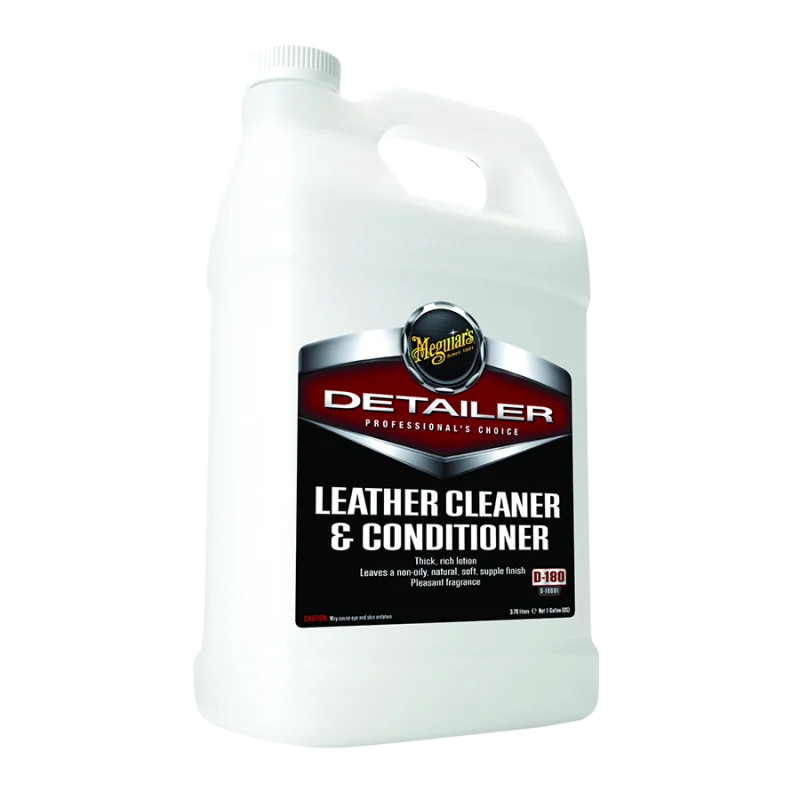 Meguiars D18001 Очиститель и кондиционер для кожаных изделий Leather Cleaner Conditioner, 3,78 л - 1