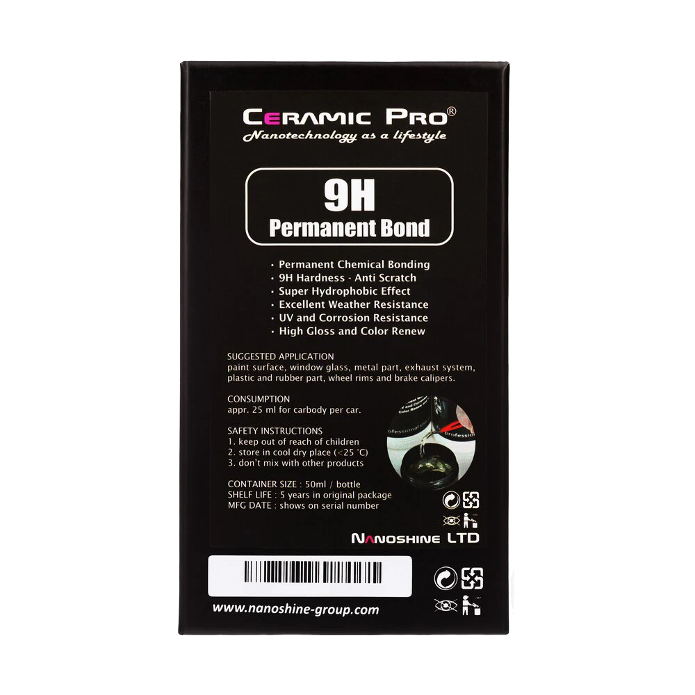 Ceramic Pro 9H, защитное нано керамическое покрытие, объем 50 мл - 2