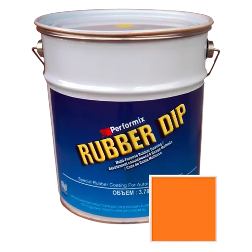 Rubber Dip Жидкая резина оранжевая, 3.78л - 1