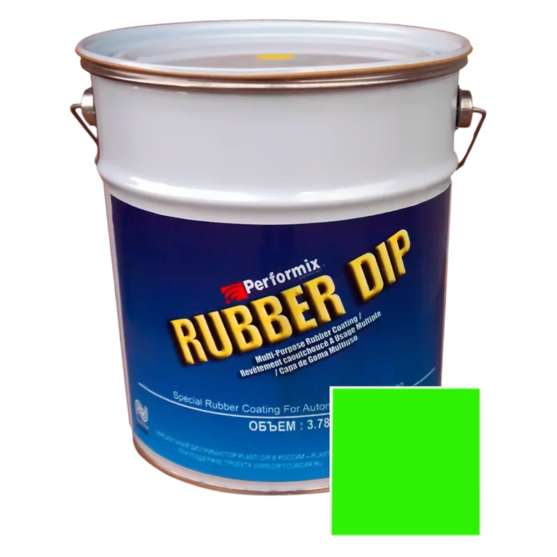 Plasti Dip Жидкая резина ярко зеленая, 5л - 1