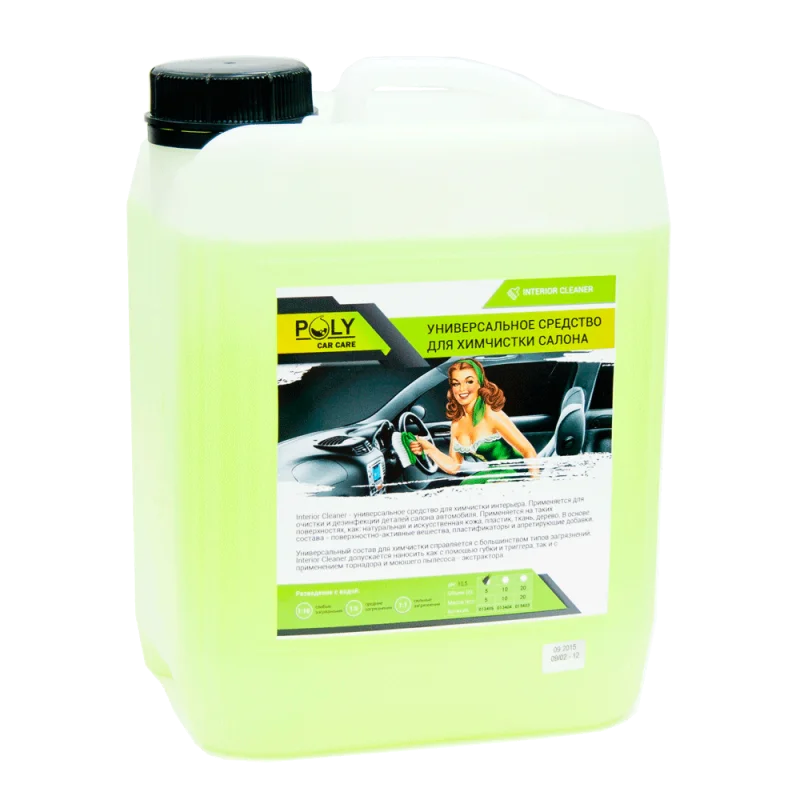 Poly-Lite Универсальное средство для химчистки салона, Interior Cleaner, (конц.), 5л, Poly Car Care - 1