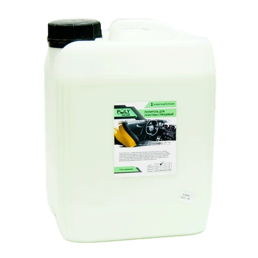 Poly Car Care Полироль для пластика глянцевый, Glossy Plastic Polish, (гот.), 5л - 1
