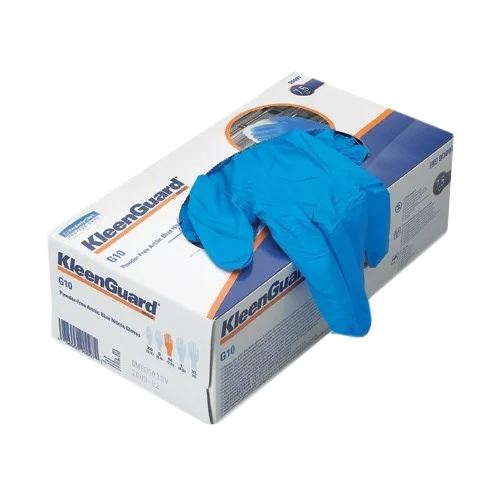 Защитные нитриловые перчатки Kimberly Clark Kleenguard Arctic Blue Nitrile G10 90096 размер S 100пар - 1