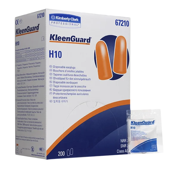 Kimberly-Clark Беруши одноразовые Jackson Safety H10, 200 пар без шнурка, 67210, Kimberly Clark - 1