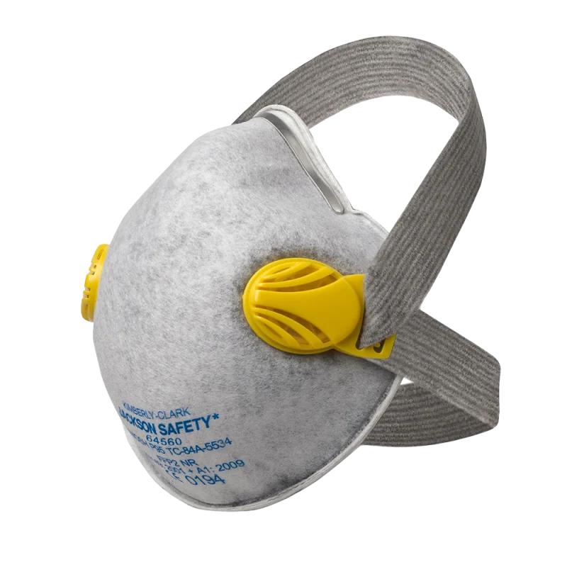 Kimberly-Clark Респиратор с двойным клапаном и угольным фильтром Jackson Safety R20 FFP2 NR, 64560, Kimberly Clark - 1