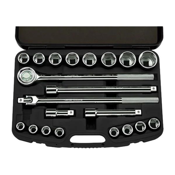 AmPro Набор 6-гранных головок и аксессуаров 3/4" 21 предмет, T45751 - 1