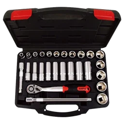 T45530 Набор головок дюймовых и аксессуаров 1/2", 27 предметов