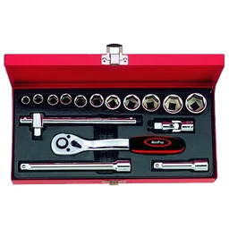 T45010 Набор головок и аксессуаров 1/4", 18 предметов