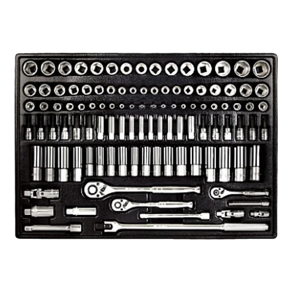 AmPro Набор инструмента 1/4" ,3/8" и 1/2" 108 предметов (дюйм+метрика), T45535 - 1