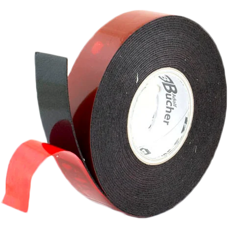 Adolf Bucher Двусторонняя черная пеноакриловая лента AB PROFF, 50мм х 5м - 1