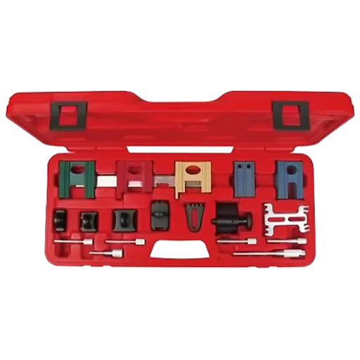 T75638 Набор фиксаторов распредвала и маховика ДВС, 19 предм. - 1