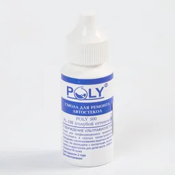 Полимер для ремонта стекол Poly 500 PL-108 с голубым оттенком 28 мл