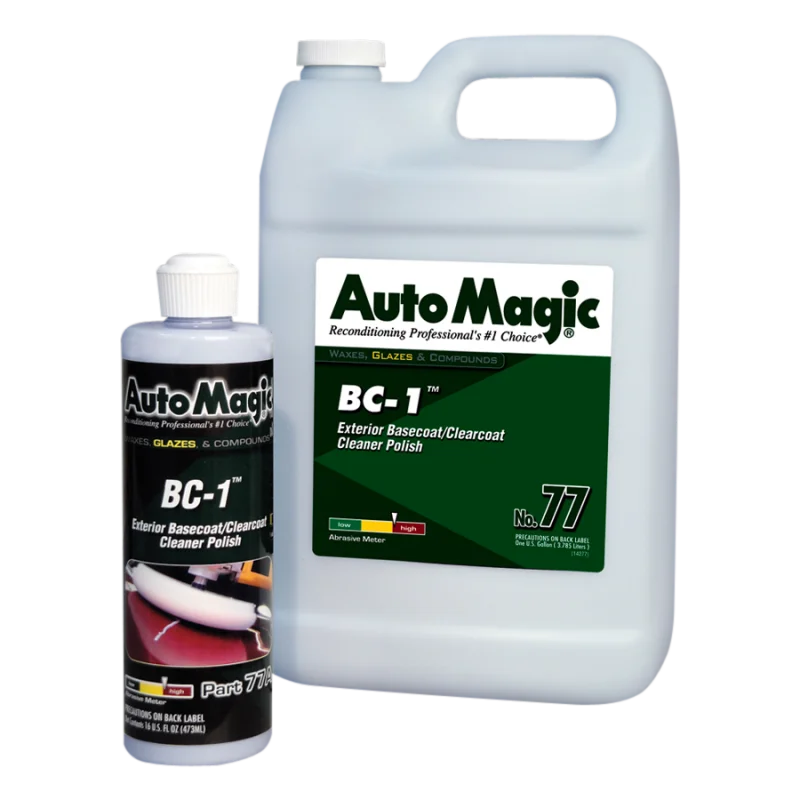 AutoMagic Абразивная полироль-очиститель BC-1 BASE/CLEARCOAT CLNR, 3,79 л - 1