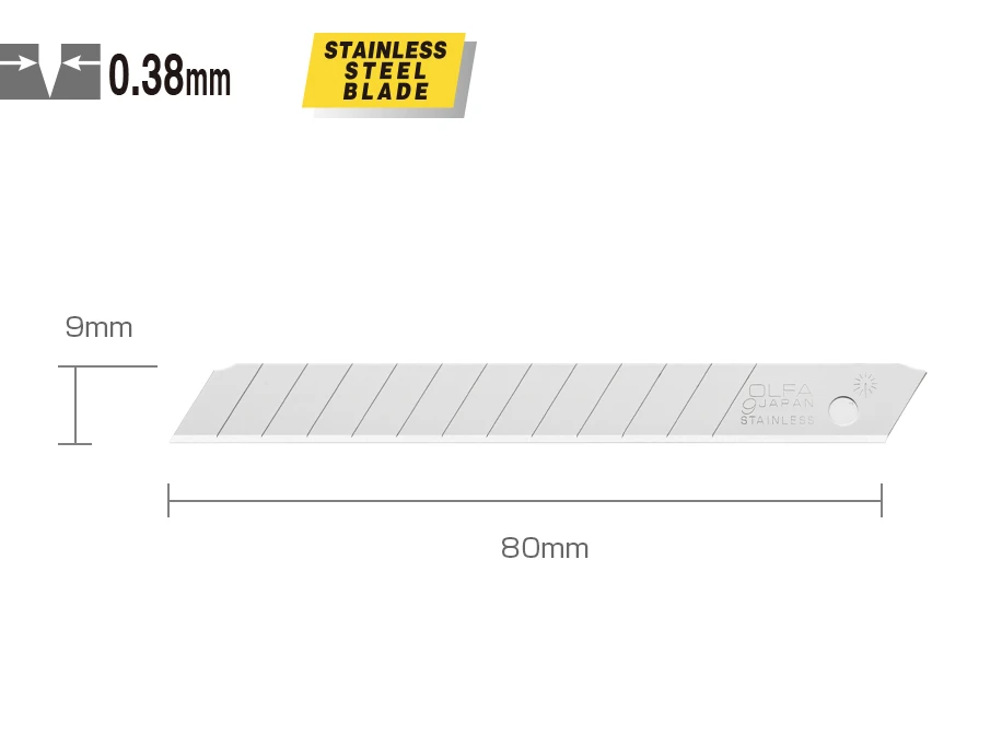 GT116 Лезвия Olfa AB-50S для тонировки и резки пленок 50 шт - 4