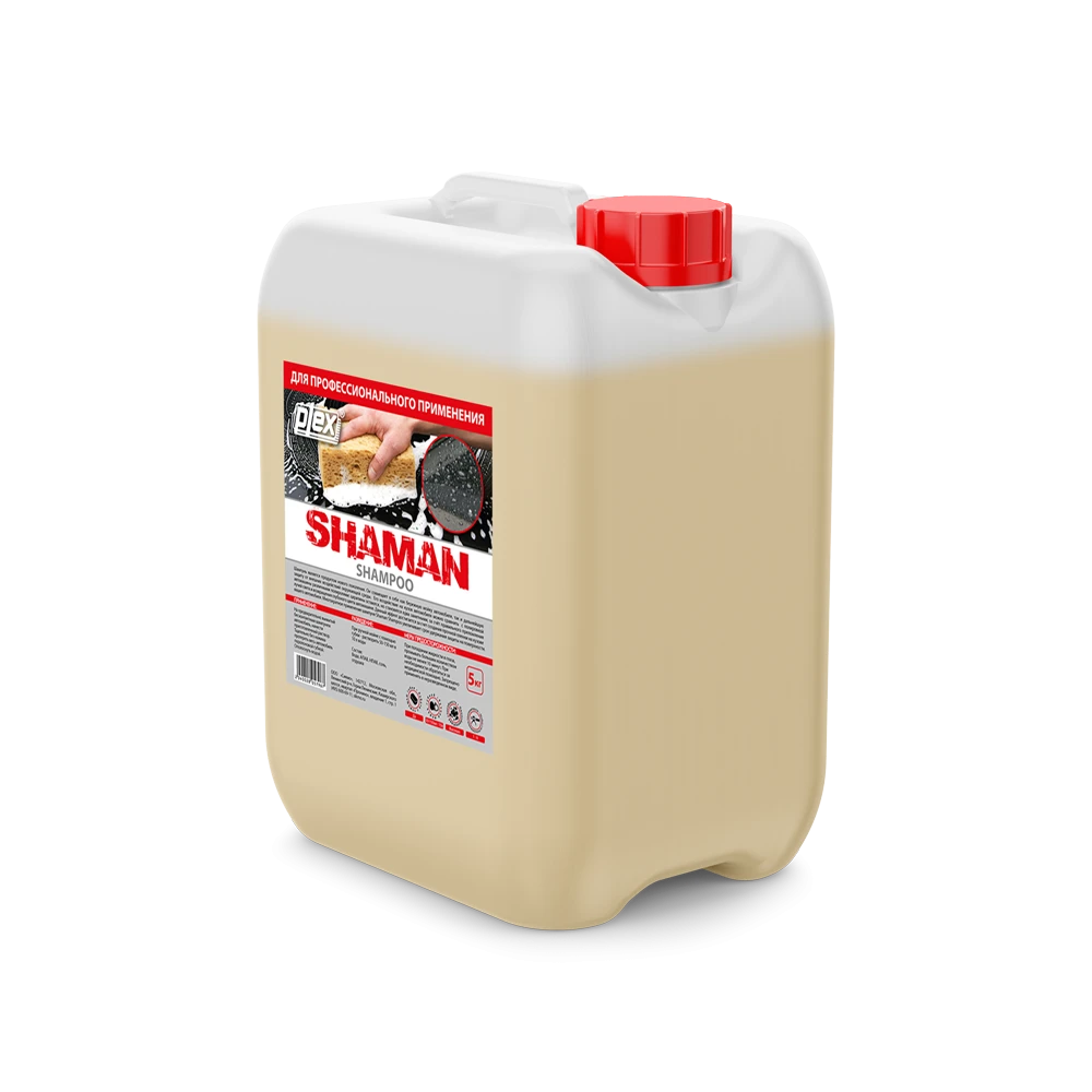 Автошампунь Plex Shaman Shampoo с воском 5 кг - 2