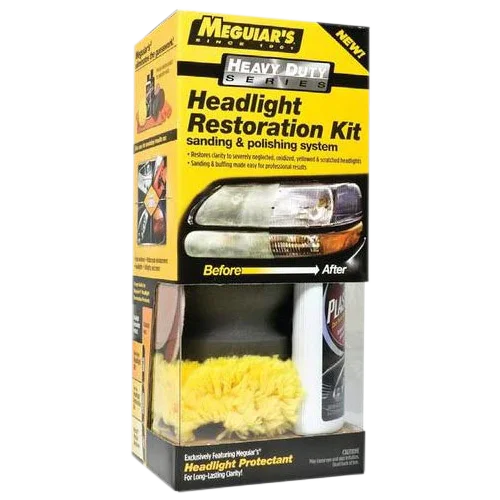 G3000 Набор для полировки фар Heavy Duty Headlight Restoration Kit, Meguiars - 1