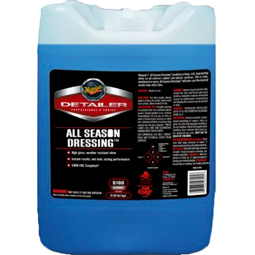 Meguiars D16005 Состав для чернения наружного пластика и резины All Season Dressing, 18.9 л - 1