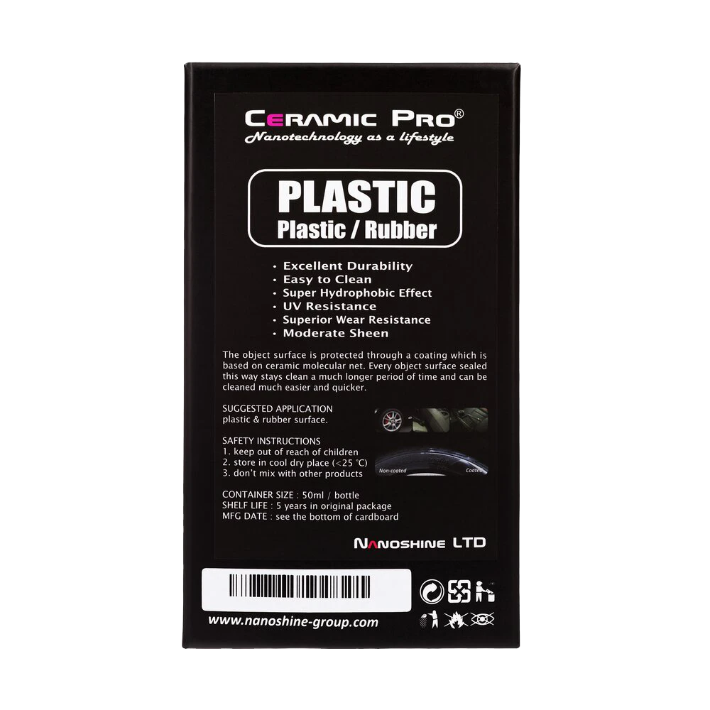 Ceramic Pro Plastic 50 мл, защитное покрытие для пластиковых и резиновых поверхностей - 2