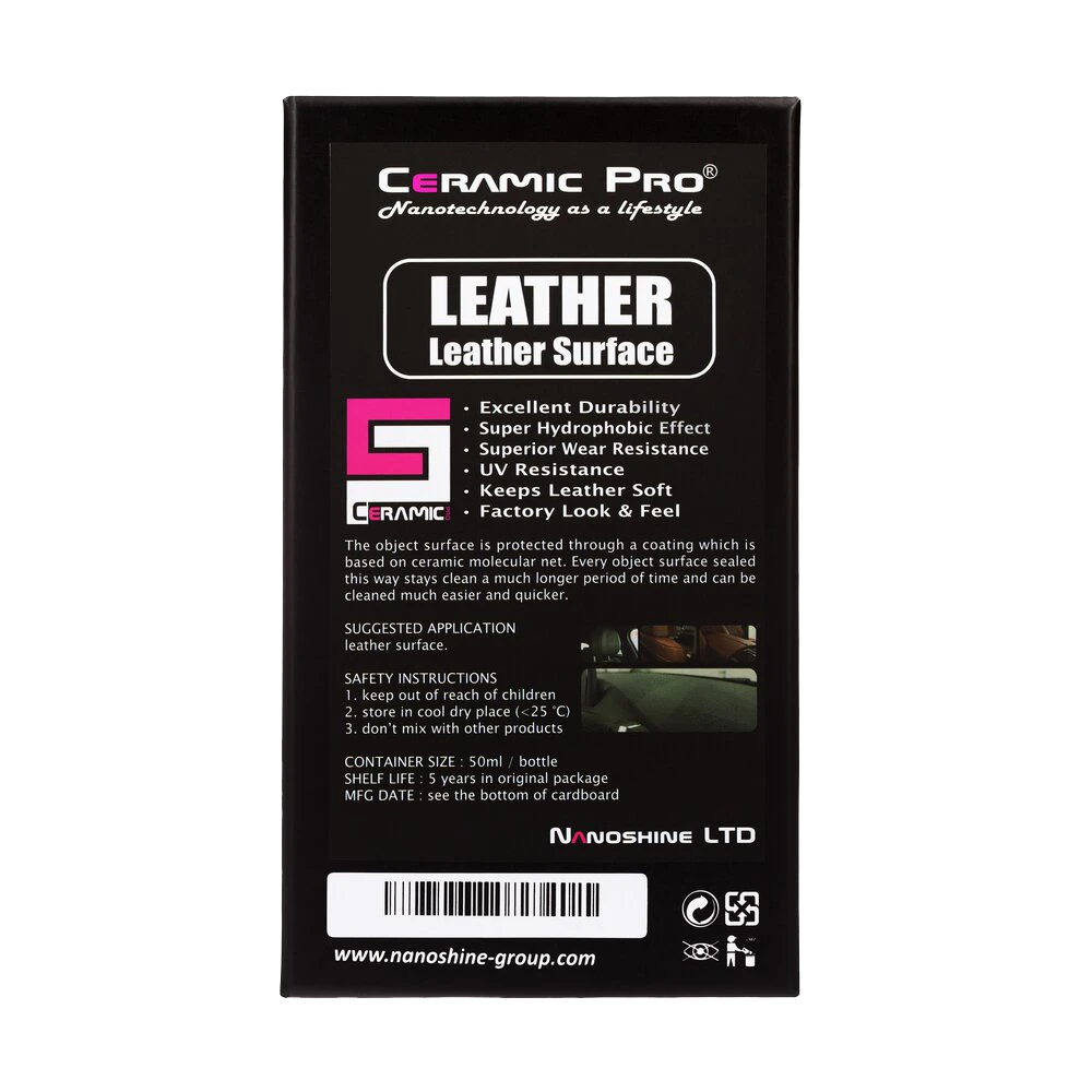 защитное покрытие для кожаных поверхностей Ceramic Pro Leather 50 мл - 2