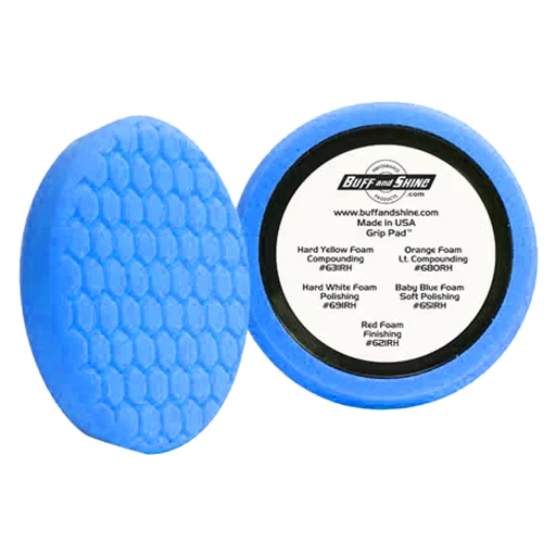 Buff and Shine Полировальный круг антиголограммный синий 190 мм - 1