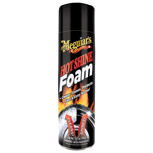Meguiars G13919 Пенный очиститель для шин Hot Shine Tire Foam, 562мл - 1